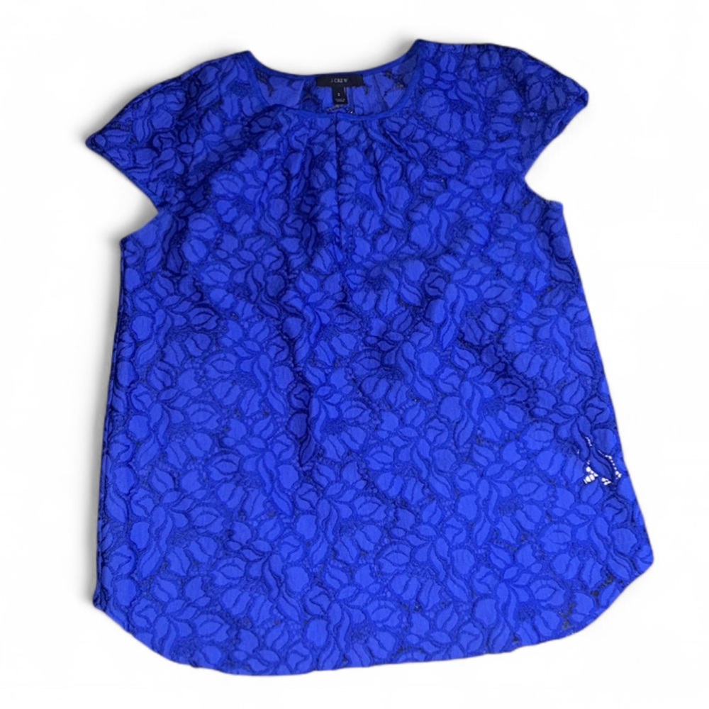 Women’s J crew size 2 floral lace blouse